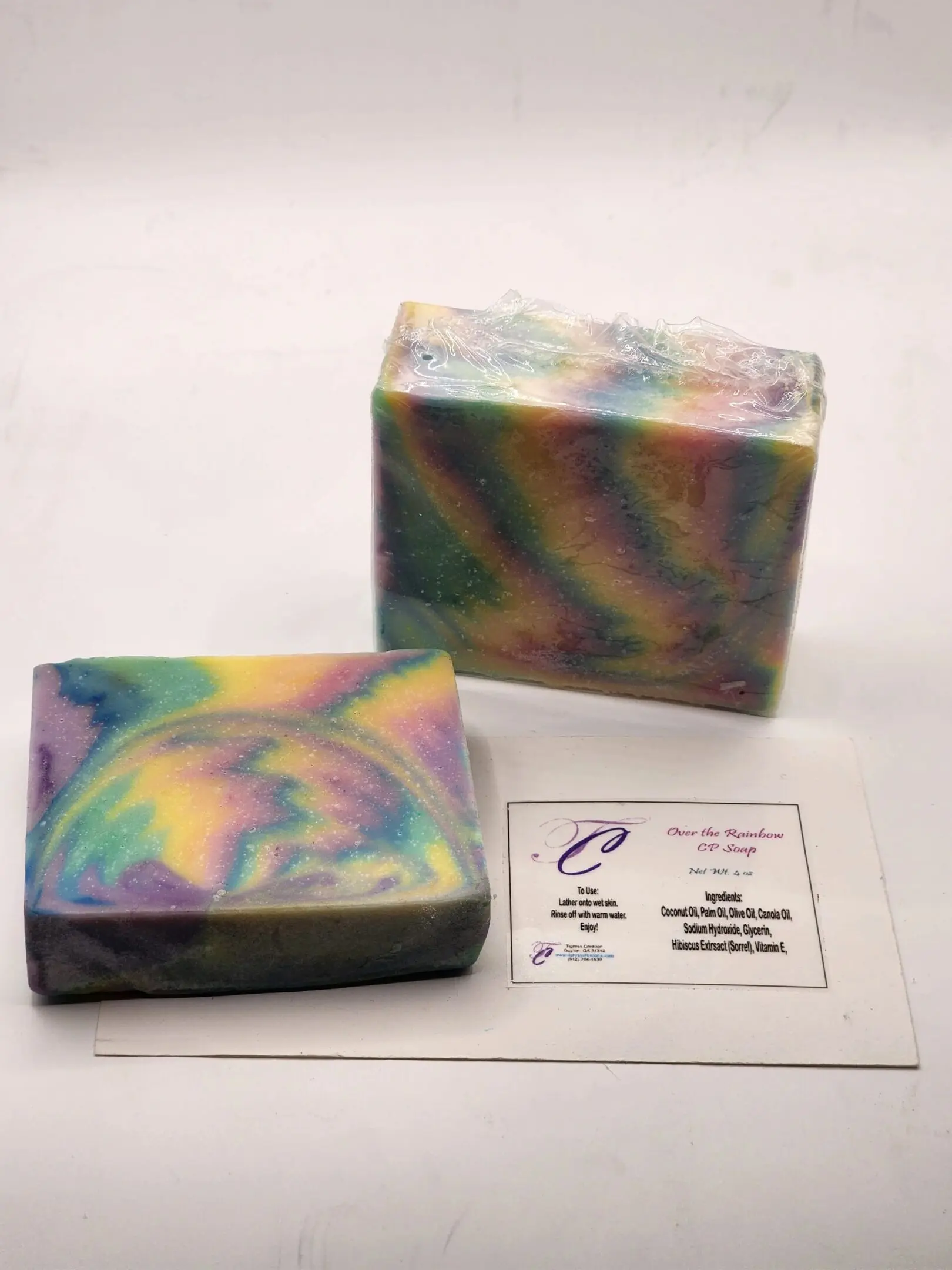 A soap that is sitting on top of a counter.