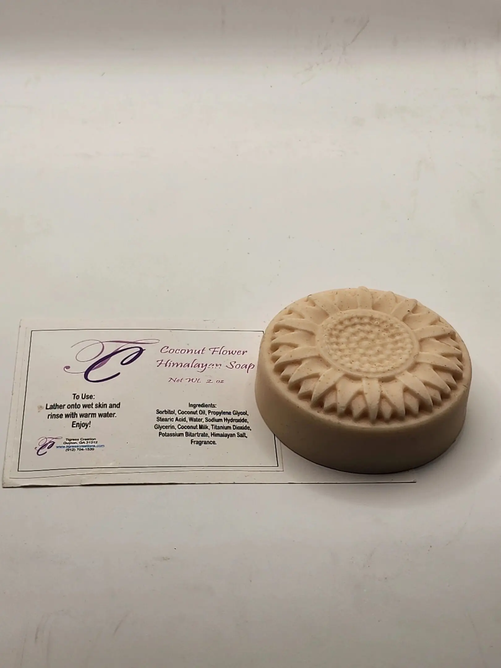 A soap that is sitting on top of a counter.
