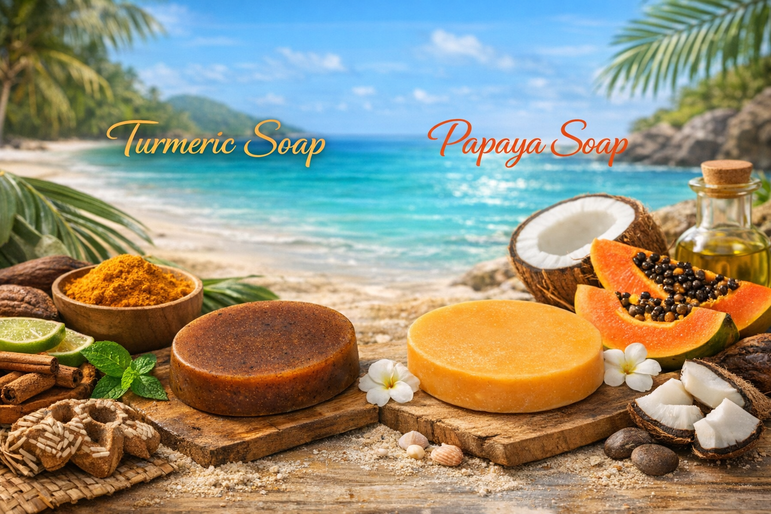 Turmeric and Papaya Set